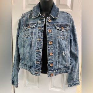 Justice girls denim jacket Size 16